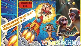 &ldquo;Golu Aur Chentu Ka Rocket Blast😂🚀Poor Rio 😭 Baby Monkey Crying for Mom Emotional Viral Story ❤️🐒&rdquo;