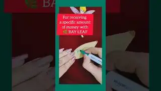 QUICK MONEY  MANIFESTATION with bay 🌿 leaf.
