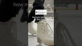 how much i spent on each pair of my figure skates! ❄️⛸️ #figureskating #iceskating #figureskater