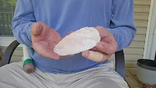 Flint Knapping - Preform Practice with EDBO domed boppers.