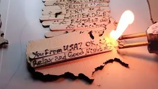 24/7 Good Night USA - Pyrography for your relax ✍🏻🔥