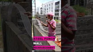 🚧 Boost Your Wall Strength with Steel Punch! 🏗️  #construction #chennaiconstructionhome #home