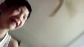 Evan Yee with turtles