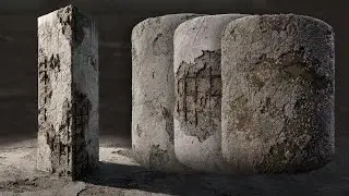 UE5 Concrete Material Blend with Vertex painting and Nanite tessellation