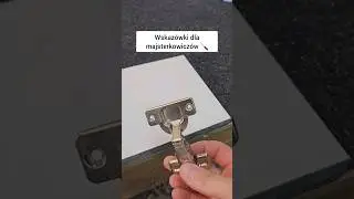 Wskaz&oacute;wki dla majsterkowicz&oacute;w 🪛 Szablon pod zawiasy meblowe wykonany z płyty meblowej 🤳