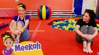 Meekah Learns the Basics of Tumbling | Meekah | Moonbug Kids - Girl Power Fun Time