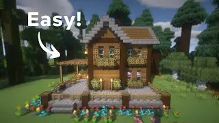 Minecraft: How To Build A Survival Wooden House | Tutorial #minecraft #build