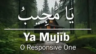 Call Upon Allah, The Responsive One - 100 Recitations of Ya Mujib | Zikr & Tasbih [No Music]
