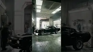 Shelby GT500 Paint Transformation | From Silver to Glossy Black (360&deg; Reveal)