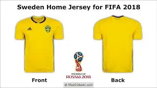 Sweden Jersey for FIFA 2018 Football World Cup