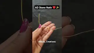 New trending Designer Ad Stone Nath #love #nath #nathdesigns #nathmaking #nosering #diy