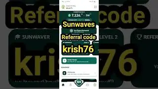 Sunwaves network invitation code | sunwaves ice network invitation code #iceopennetwork #sunwaves