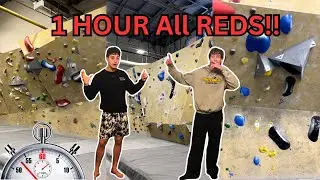 Red Circuit in an Hour? | Bouldering Challenge