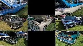 07/15/23 Moonshine Valley F100 Show in Maggie Valley NC 4th Generation Ford F100s pt1 #f100
