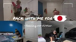 Pack with me for our trip to Japan + Cleaning our stroller