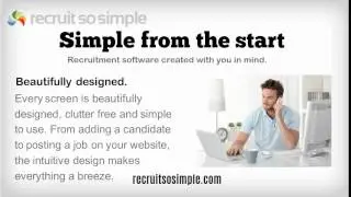 Online Recruitment Software by Recruit So Simple