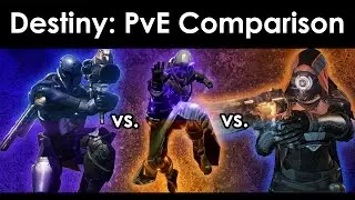 Destiny Beta: Warlock vs. Titan vs. Hunter All Subclasses - PvE Class Comparison