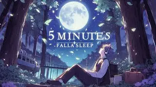 5 Minutes of Tranquil Pink Noise of Wind in the Tree || Anime Asmr || Stress Relief Fall Asleep Fast
