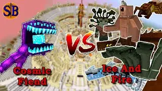 Cosmic Fiend vs Ice and Fire | Minecraft Mob Battle