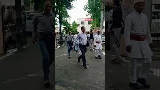Allahabad highcourt judge Mr. Siddharth Verma grand entry from diksha bhavan in DDU #judge #advocate