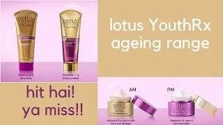 Lotus Herbal YouthRx Anti Ageing Range | Anti Ageing Skincare Product Review I best anti ageing