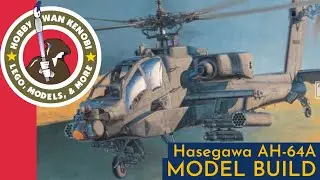 Сборка пластиковой масштабной модели - Hasegawa AH-64A Apache в масштабе 1/48 - Работа над кабиной, обзор.