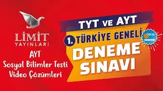 Limit Türkiye Geneli AYT SOSYAL BİLGİLER TESTİ