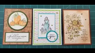 Раскраска сепия с глицерином, Stampin' Up! Новый набор