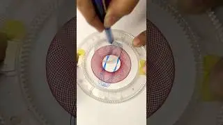 Beautiful Spiral Art for Relaxing! #art #shorts #spirograph #satisfying #viralshorts #trending #asmr
