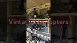 The vintage RC Heli shed