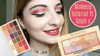 Cut Crease Makeup Tutorial ft. SOPH X Makeup Revolution