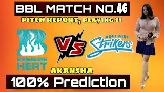 BBL 2020 Brisbane Heat vs Adelaide Strikers 46th Match Prediction, Playing 11 ADS vs BRH Dream11