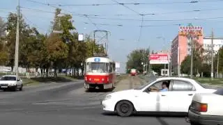 Tatra-T3SUCS #7266, Tatra-T3SUCS #7038, ЗИУ-682Г-016-02, ЛАЗ-Е301