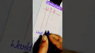 Full Form of WTO | Meaning of WTO | WTO | #shorts #shortsfeed #wto #gkshorts #fullform #ytshorts #yt