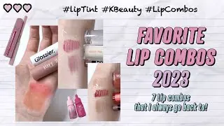 Fav Lip Combos 2023💋 7 Lip combos that I always go back to!