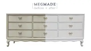 MegMade Before + After - Stunning Bow Tie Dresser