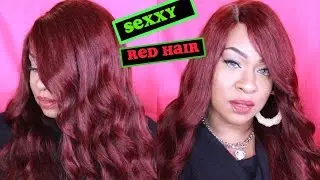 Sexy Red Fall Hair! Irresistible Me Full Lace Ft.SamoreloveTV
