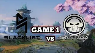 MSC GAME 1 GRAND FINALS  BLACKLIST vs EXECRATION