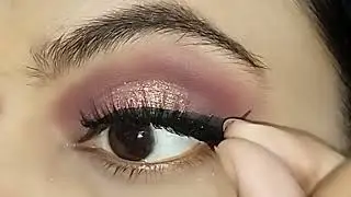 coffee with pink-gold eyes #makeup #tutorial #by #me #trending #eyemakeups #youtube #viral#video#fyp