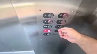 Otis Lexan (Mod Resolute) hydraulic parking elevator at Cardinal Deck, Chapel Hill NC (2024)