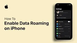 How to Enable Data Roaming on iPhone