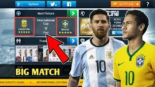 Brazil Vs Argentina International Cup Final 🏆 Dream League Soccer 2018
