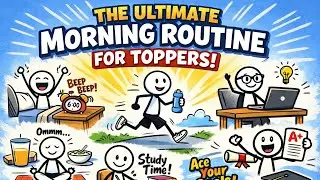The Ultimate Morning Routine for Toppers | Build Focus, Discipline & Success