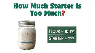 How to Use Baker&rsquo;s Math with Sourdough Starter (Correctly!) | Bread Baking Tutorial