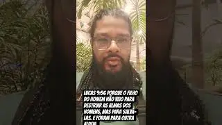 Lucas 9:55 Voltando-se, por&eacute;m, repreendeu-os, e disse: V&oacute;s n&atilde;o sabeis de que esp&iacute;rito sois,