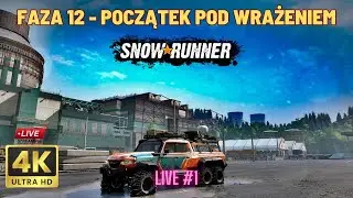 🔴 4K RTX 4070 SNOWRUNNER LIVE#1 PL - FAZA 12 - POCZĄTEK POD WRAŻENIEM