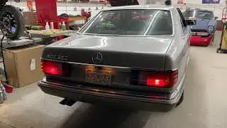 560SEC Rear Exhaust Delete w126