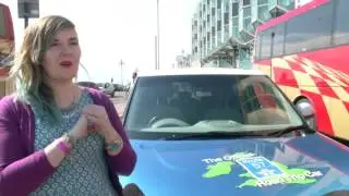 Motoring journalist attempts Britain's route 57 with electric car