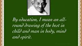 Mahatma Gandhi Quote || Education Quote