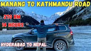 Ep6: Manang To Kathmandu By Road | Blue & Green Lake | Nepal Road Trip
